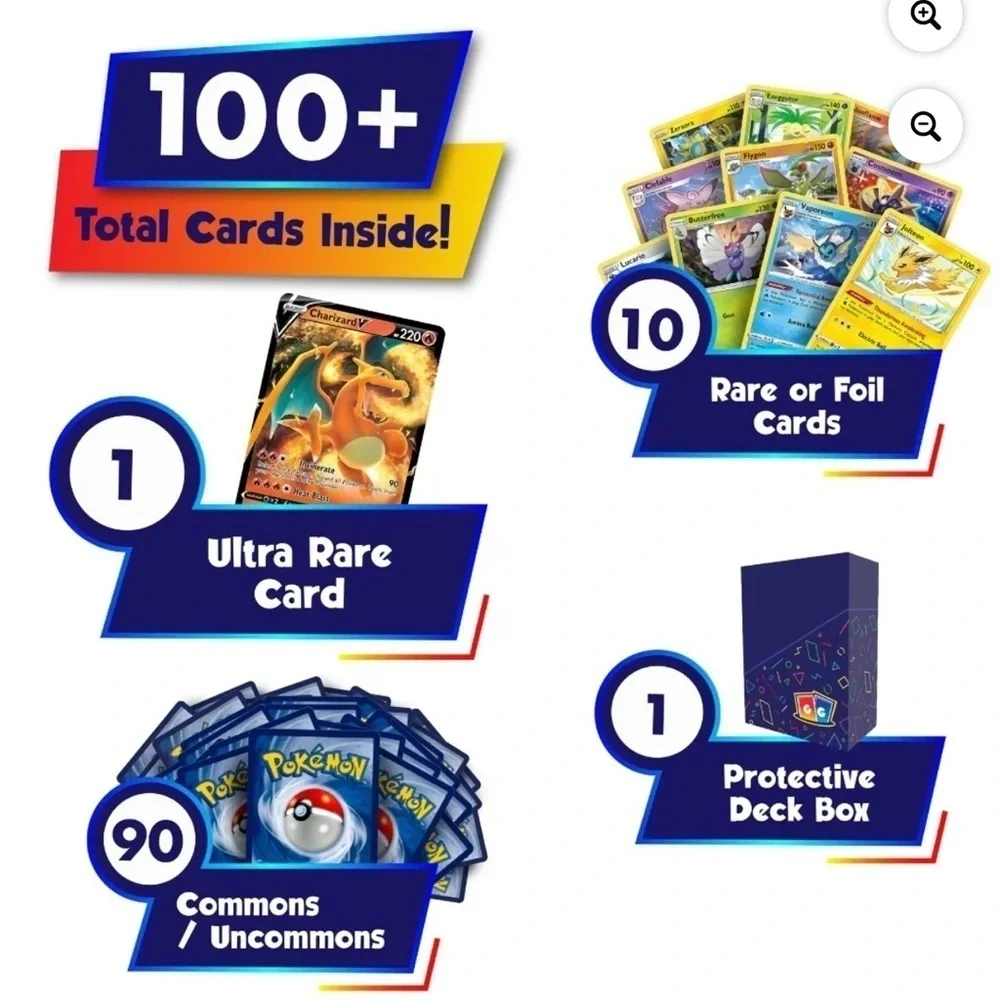 Pokémon Ultra Rare Starter Bundle 100+ Authentic Cards